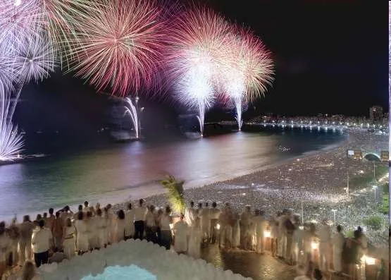 Abendliches Feuerwerk